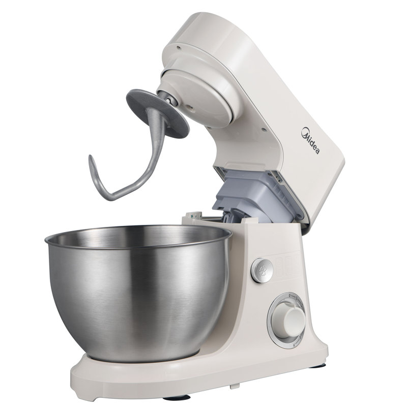 Midea 5-quart 300-watt Tilt-head Stand Mixer,, Yellow