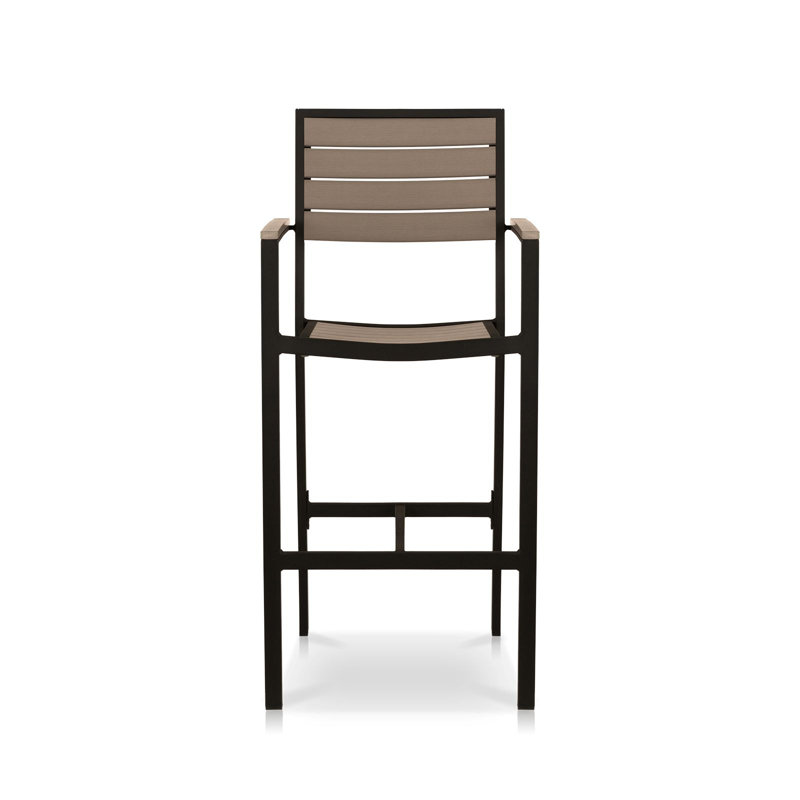 Tabouret de bar 30 po Napa, Noir / Gris