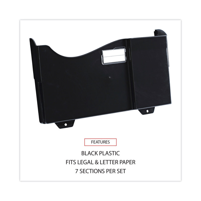 Universal Plastic Hanging Files Open