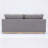 Valin 77" Sofa, Grey Linen