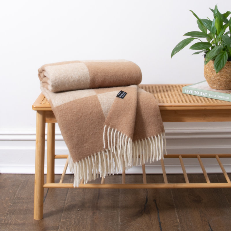 Throw Blanket, Cream