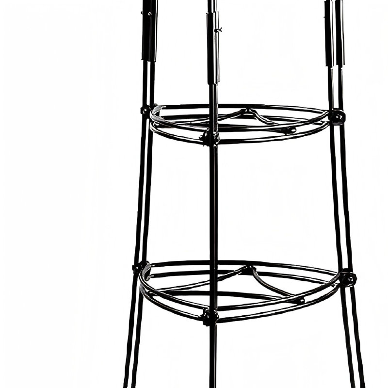 Étagère de rangement pour batterie de cuisine à 6 niveaux, multi-niveaux pour fonte, couvercles et accessoires de cuisine