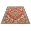 Tapis rouge en laine noué à la main 8 pi 11 po x 11 pi 10 po Jules Serapi