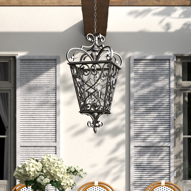 Hildebert 4 -Bulb 41" H Outdoor Hanging Lantern