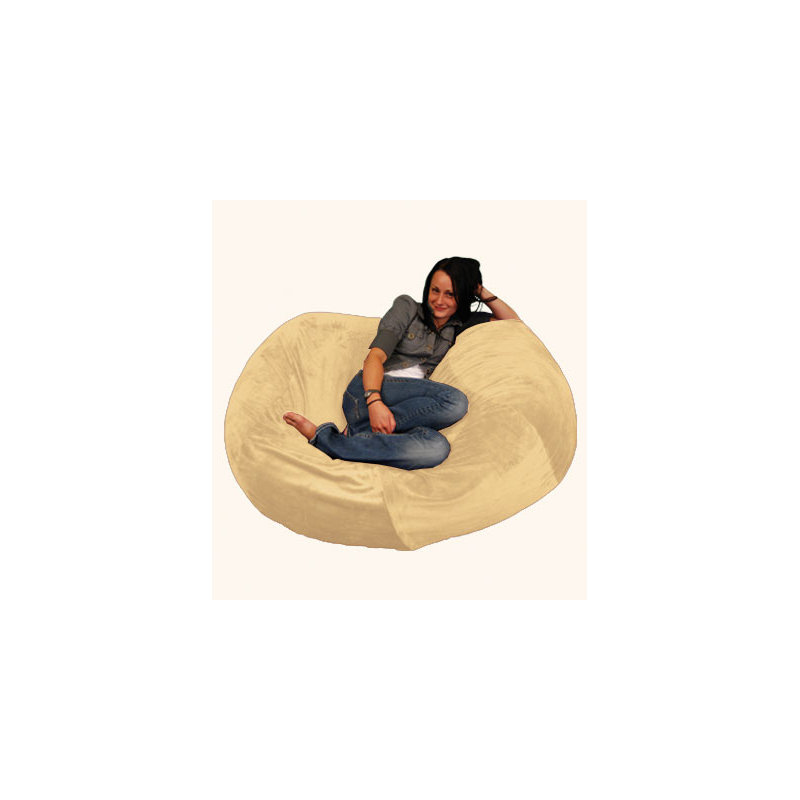 Breton Bean Bag Sofa, Pebble - Creme