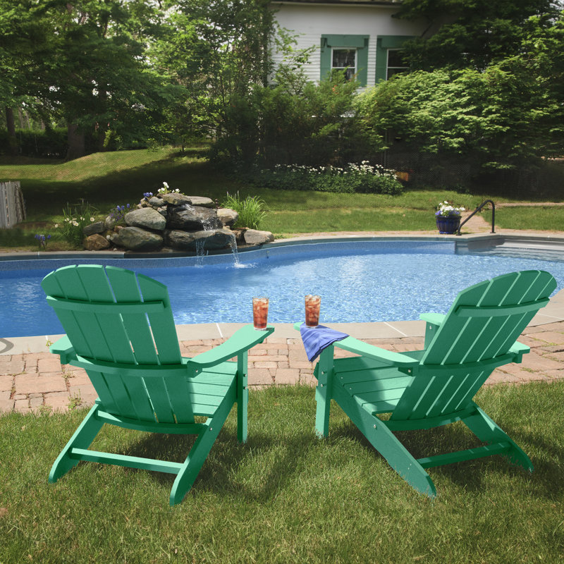 Pusch Plastic Adirondack Chair, Apple Green