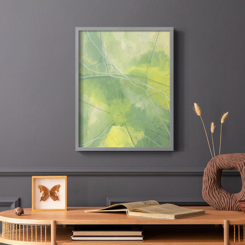 Heartland II, reproduction encadrée - bois massif, Gris, H 10 po x l 8 po