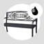 Banc en acier Elsiemae