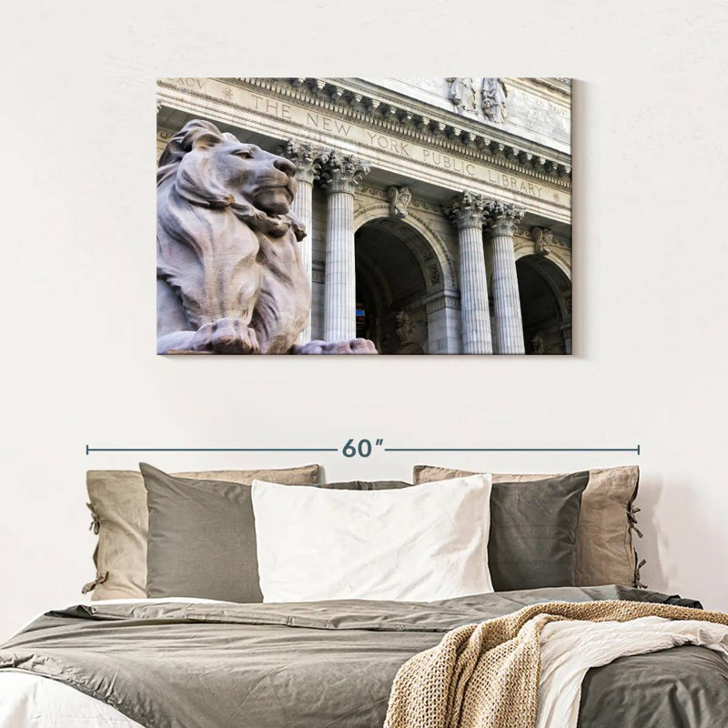 Lilie NYC Public Library, 30" H x 45" W