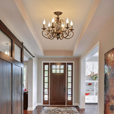 Dirksen 6-Light Candle Style Chandelier