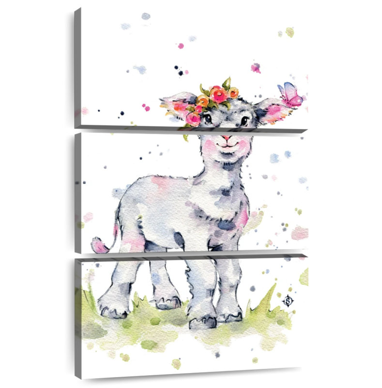 Brampt Sweet Lamb, 65" H x 42" W
