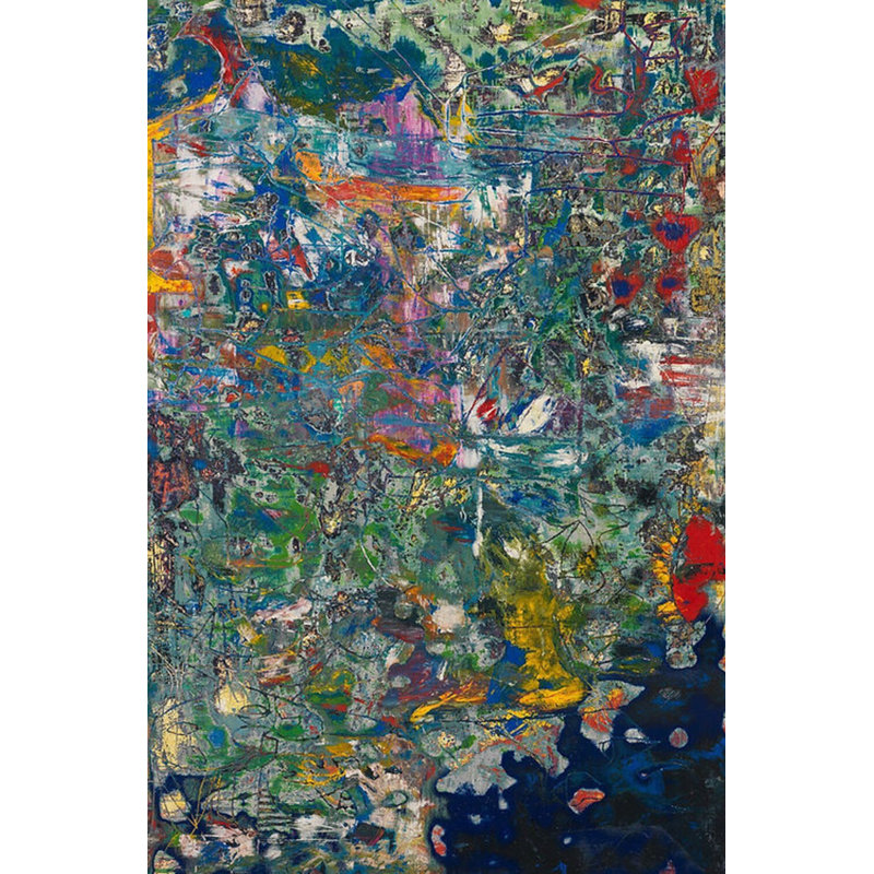 First Play Painting, White Framed