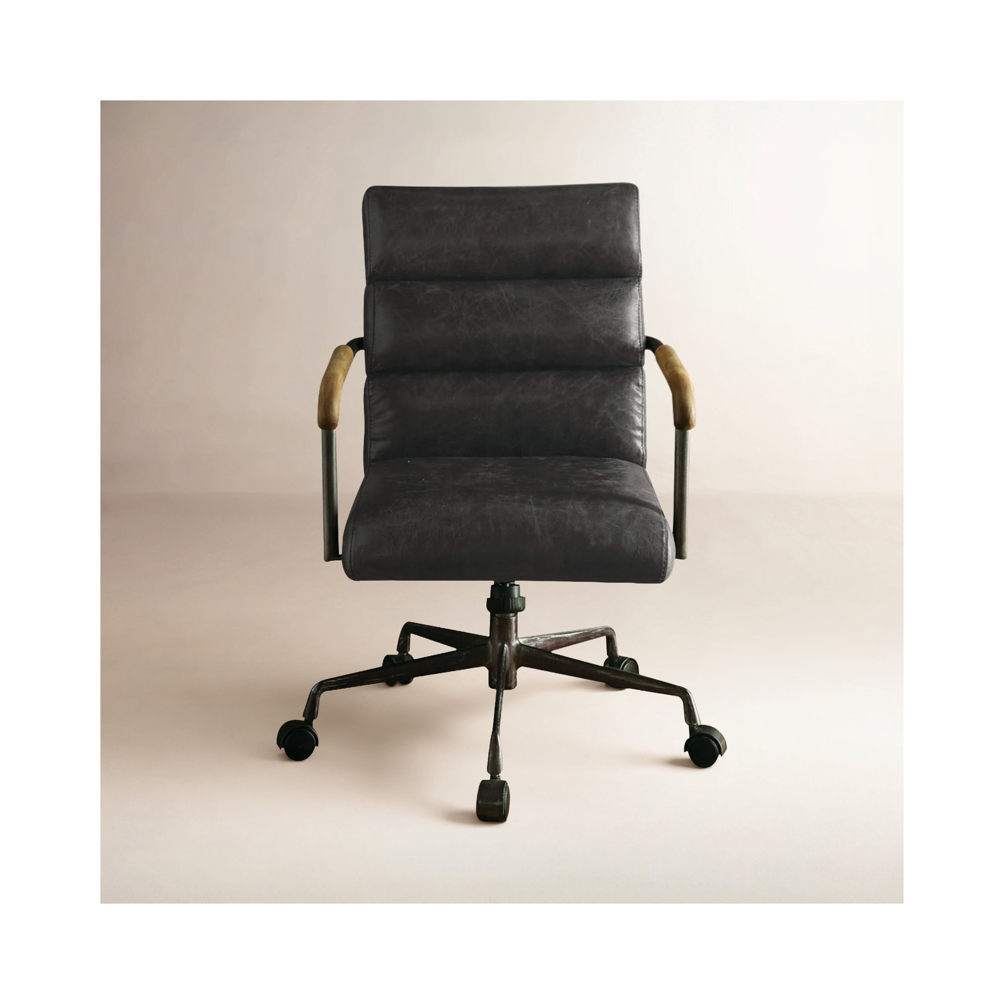 Springtown Swivel Office Chair, Antique Slate