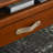 Solid wood coffee table with retro design
