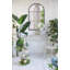 13,5 x 13,5 x 34 po, cage à oiseaux princesse à finition blanche patinée, décoration de jardin