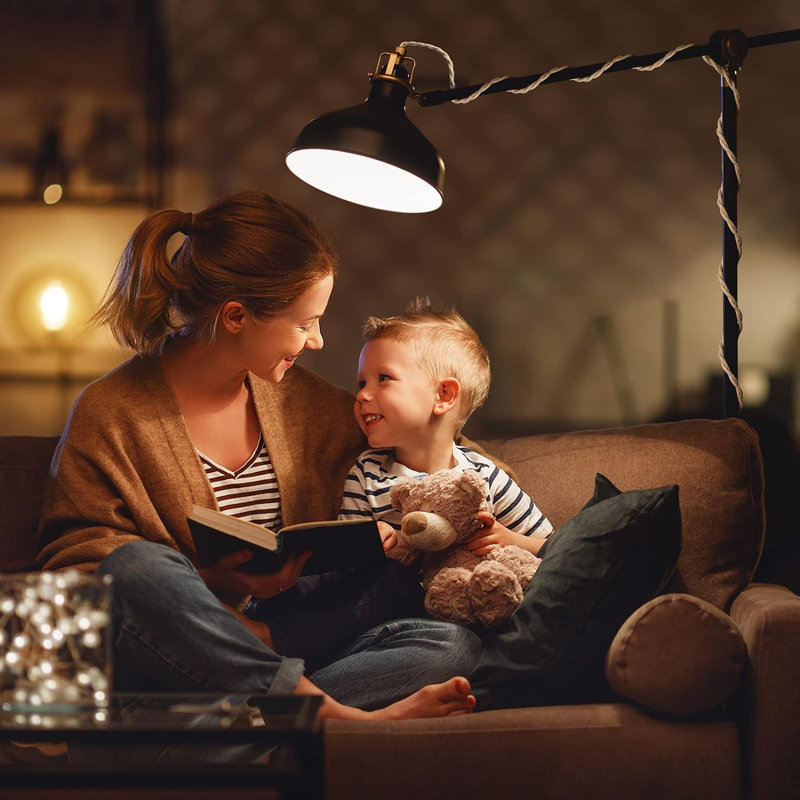 Plug in Hanging Light Fixture, 15FT Pendant Lamp Lights Cord with Switch Cord E26 Bulbs Socket