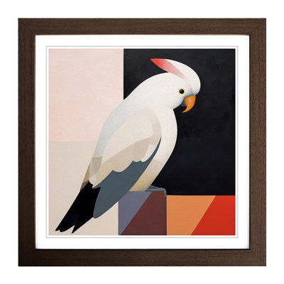 Cockatoo Suprematism No.1 - Framed Print