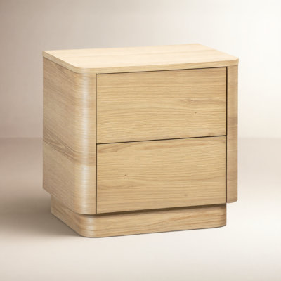 Mille 2-Drawer Nightstand