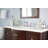 Cassidy Chrome Bathroom Faucet 3 Hole, 8 Inch Widespread 2-Handle Bathroom Sink Faucet for Vanity, Metal Push-Pop Drain Assembly, Chrome-9741386