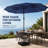 15 ft Rectangular Patio Umbrella with Base-130370818