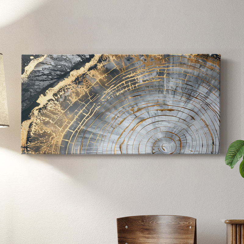 Abstract Series 3 # II-Gallery, toile tendue, H 16 po x l 32 po