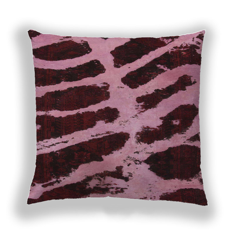 Coussin décoratif abstrait 1154, Microsuède