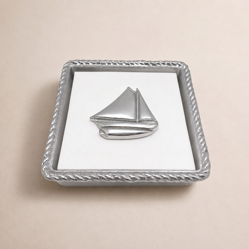 High Seas Sailboat Twist Napkin Holder