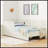 Twin Size Upholstered Platform Bed