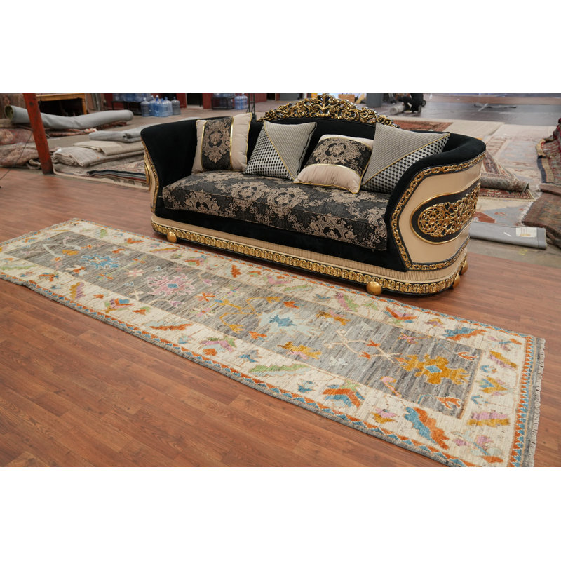 Tapis turc gris Oushak