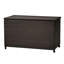 Brown Hamper For Gardening Tools, Pool And Patio Cushions - Aluminum Frame Storage Box Outdoor , Tools & Multi