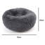 Almaguer Calming Round Donut Plush Dog Cuddler Bed-2034641094-2031980354