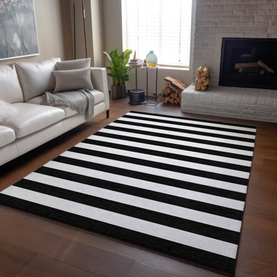 Tapis noir Cerrito AMF528 lavable à la machine de qualité supérieure Cerrito