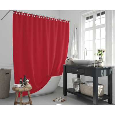 Shower Curtain with Hooks Included