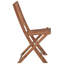 Tamalenus Folding Outdoor Chairs Solid Acacia Wood