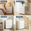 45cm W Manufactured Wood Bedside Table