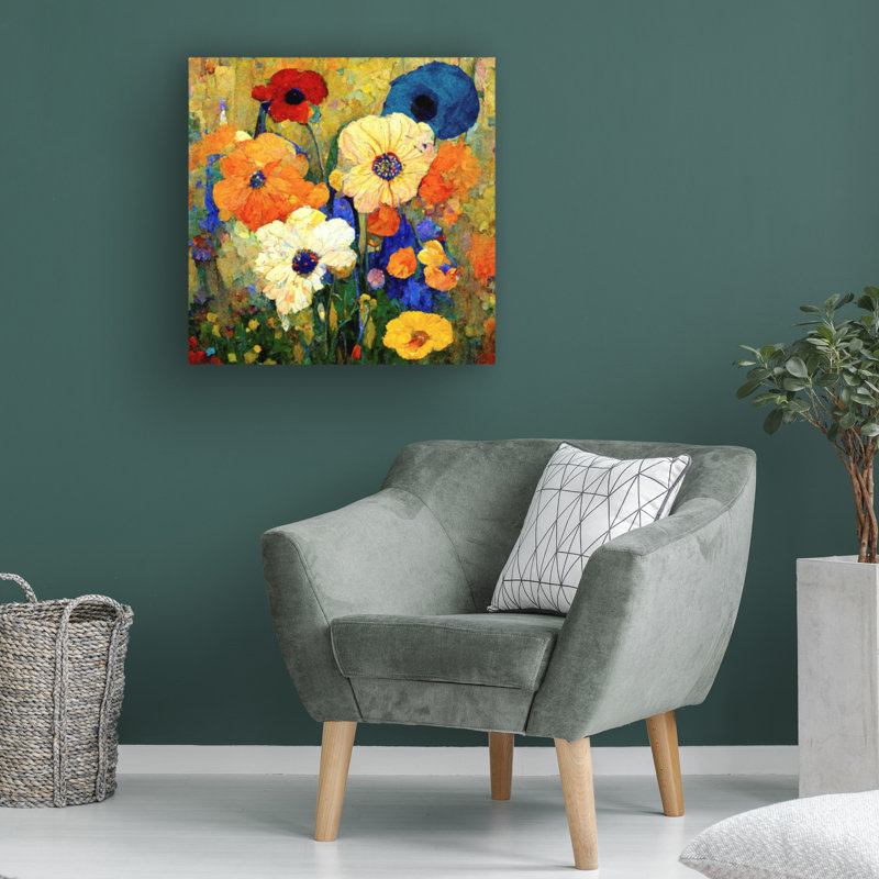 Art sur toile «ologia bologas Sasha Sashas Garden Ii », H 35 po x l 35 po