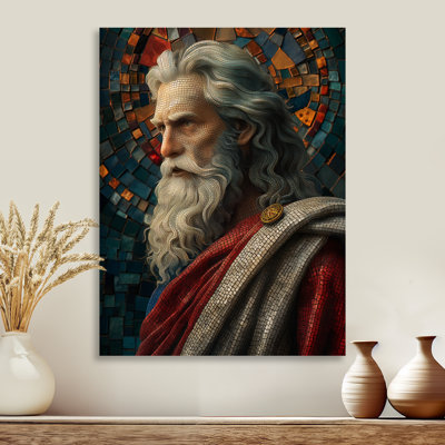 Mosaïque byzantine du roi Arthur Iv - Portraits, art mural