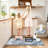 Non Slip Washable Kitchen Mats Vintage Boho Kitchen Carpet (Set of 3)-392579256