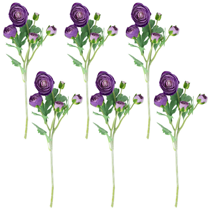 Vaporisateur de fleurs artificielles Renoncule, Mauve