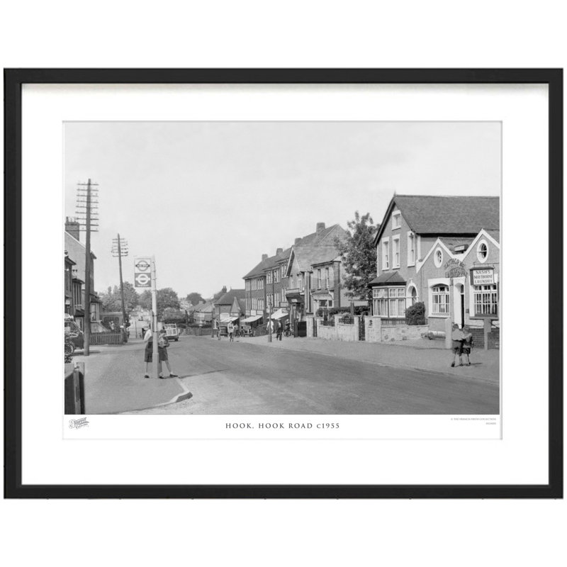 Hook, Hook Road C1955 by Francis Frith - Single Picture Frame Print, 45cm H x 60cm W x 2.3cm D