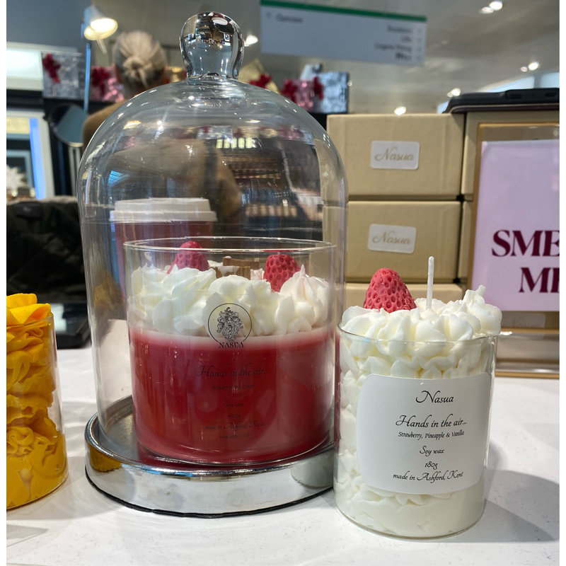 Strawberry Fizz Scented Jar Candle