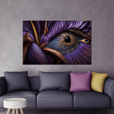 Large Abstract Eye Wall Hanging Minimalist Art Canvas Ideal for Modern Home Decor and Luxury Gift