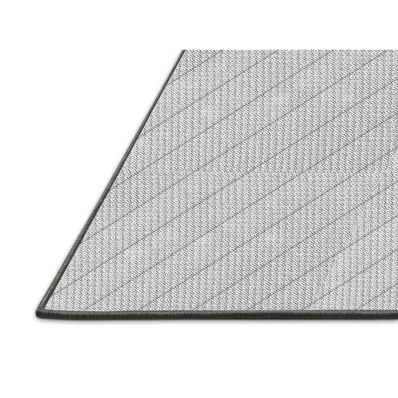 Tapis zone grise à motifs, Rectangle 2 pi x 4 pi