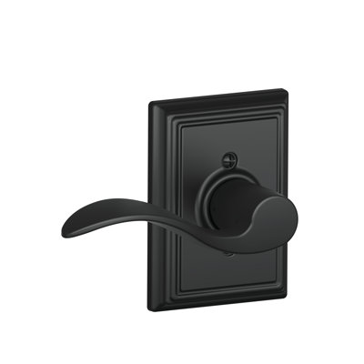 Accent Lever with Addison Trim Non-Turning Lock