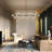 17-Light Dimmable Modern Chandelier Bubble Chandelier Linear Chandelier For Dinning Room