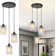 3-Light Crystal Chandelier Ceiling Light Fixture