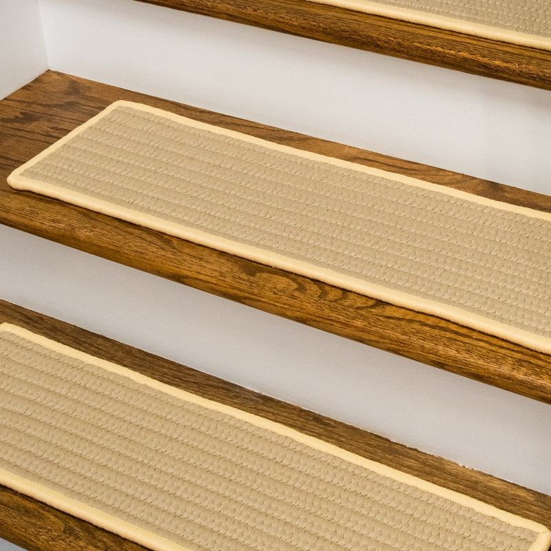 Tapis d'escalier Morganza Seville, Blanc