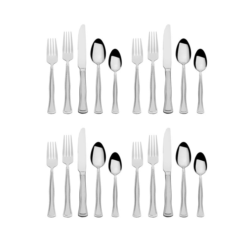 Chadwich 20 Piece Flatware Set, Service for 4