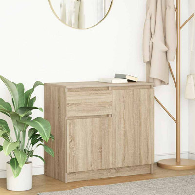 Sideboard With Drawer 71X35x65 Cm Engineered Wood