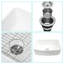 Lavabo en céramique 30 po blanc - Tablier à bord arqué, élégante cuve simple gracieuse